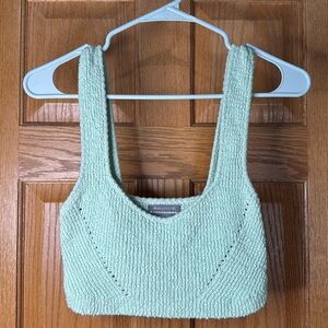 Cropped knit urban outfitters tank